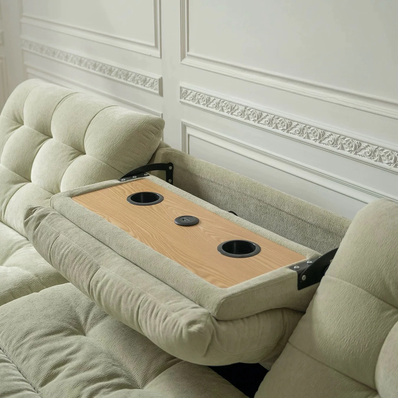 Tiffany Extendable Sofa in Chenille - Image 6