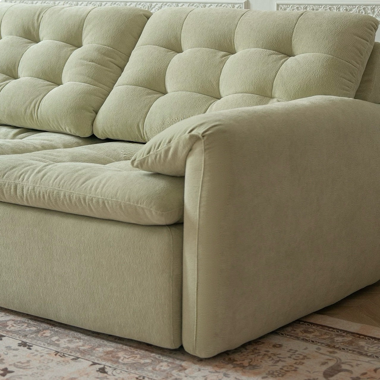 Tiffany Extendable Sofa in Chenille - Image 9