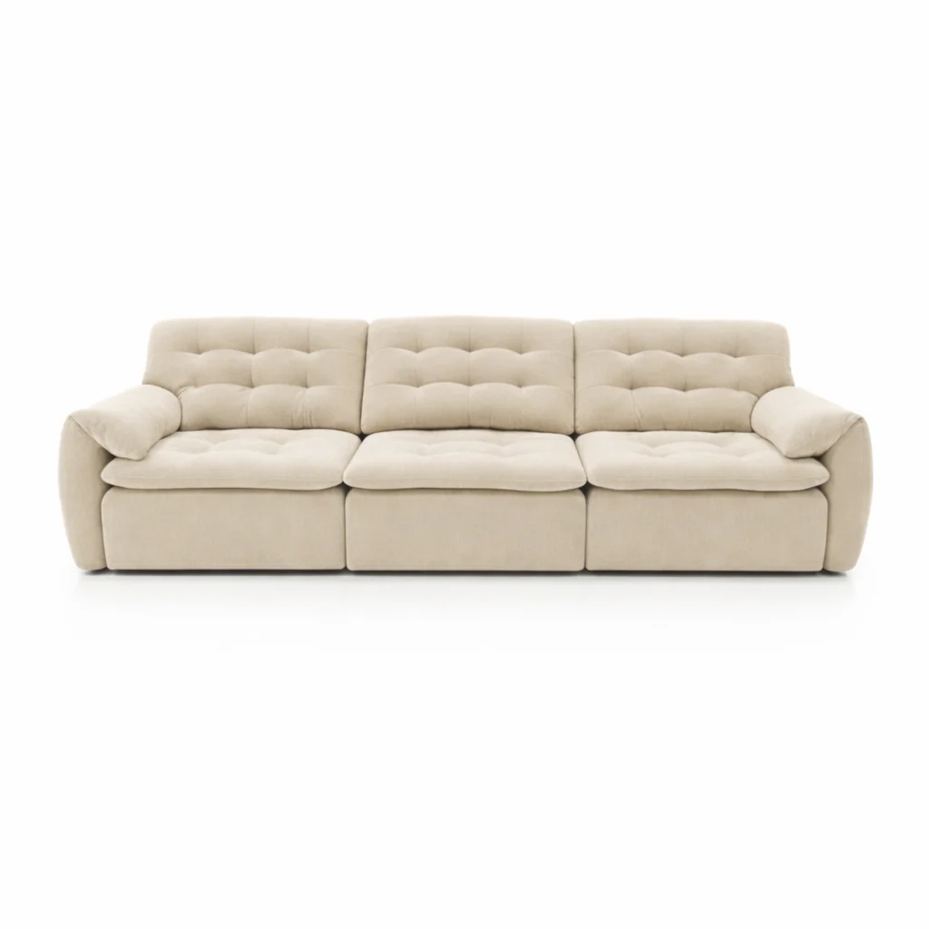 Tiffany Extendable Sofa in Microfibre - Image 4
