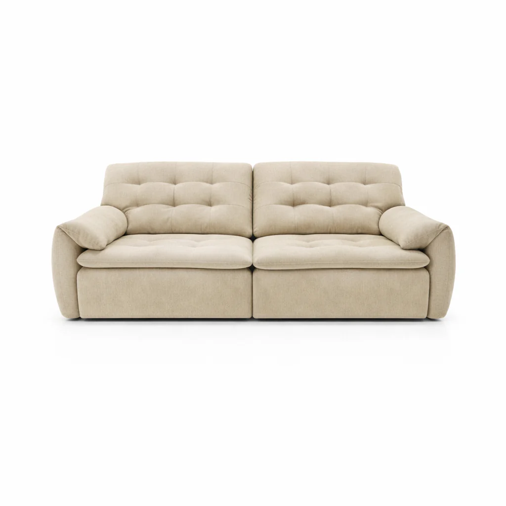 Tiffany Extendable Sofa in Microfibre - Image 5