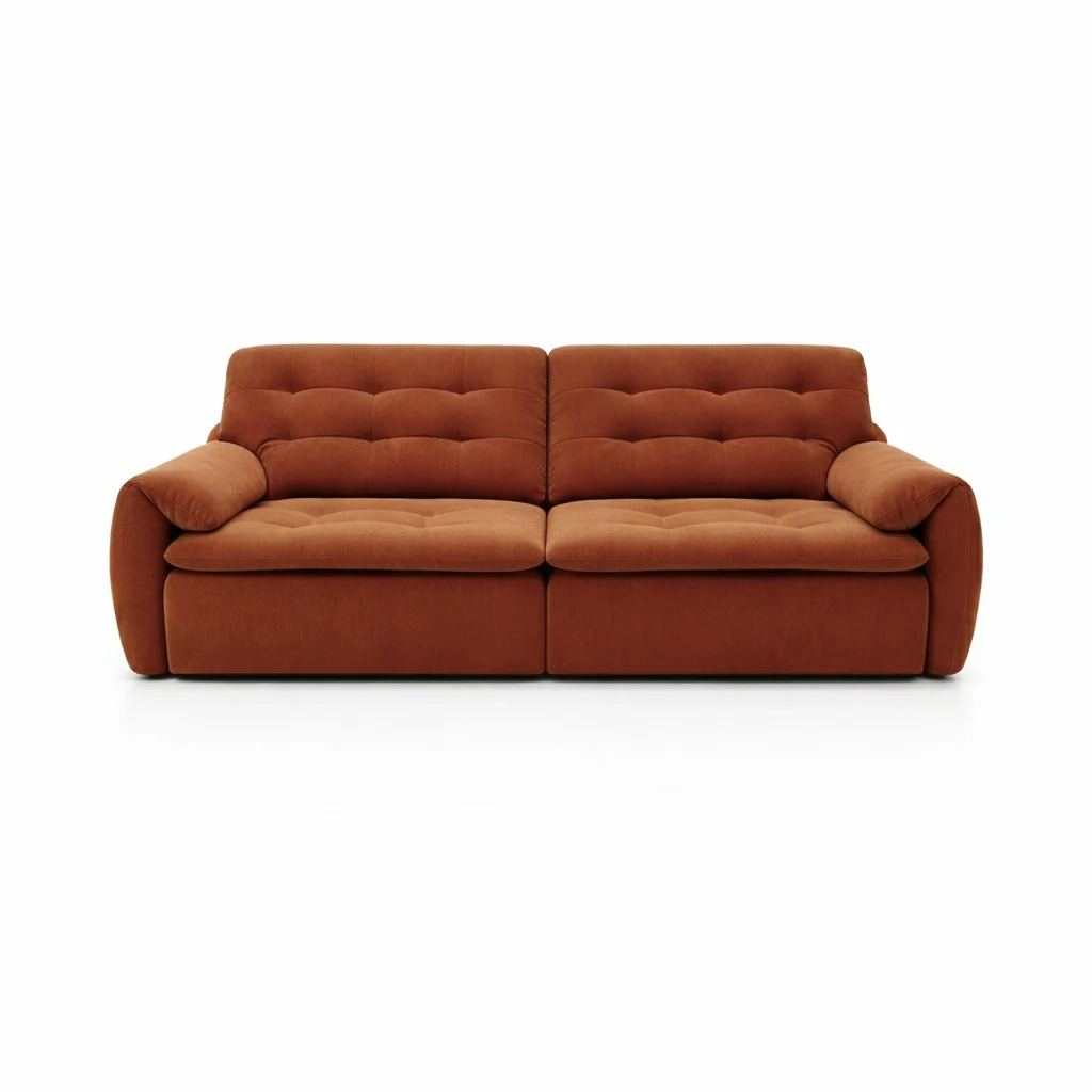 Tiffany Extendable Sofa in Microfibre - Image 9